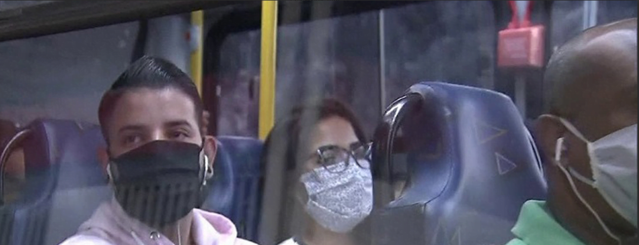 Passageiros de ônibus intermunicipal deverão usar máscaras de proteção a partir da próxima segunda-feira