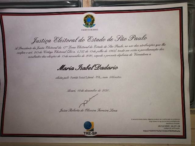 Em tempos de pandemia, eleitos e reeleitos recebem seus diplomas via internet