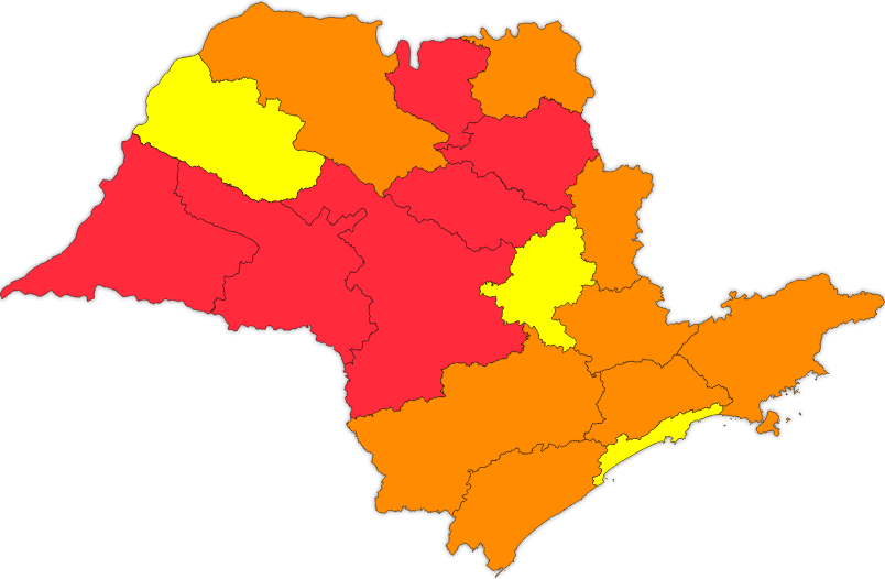 Governo de São Paulo avalia fase vermelha em todo o estado por 14 dias