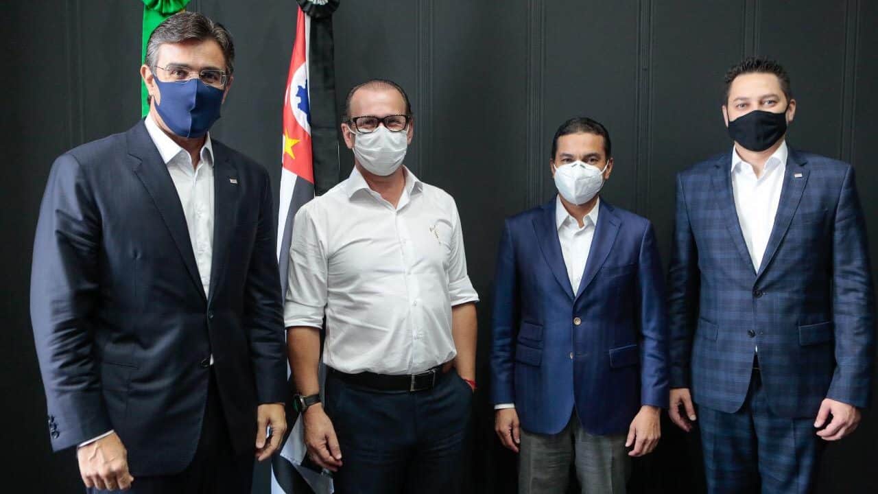 Arandu: Prefeito Flávio Galhego se encontra com o vice-governador Rodrigo Garcia