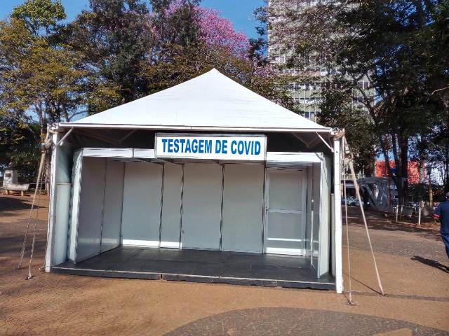 Empresa particular deve fazer testagem de Covid-19 no Largo São João