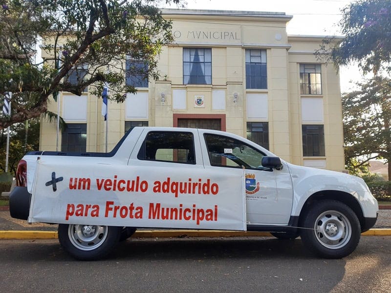 Nova picape vai reforçar trabalho de fiscalização de obras