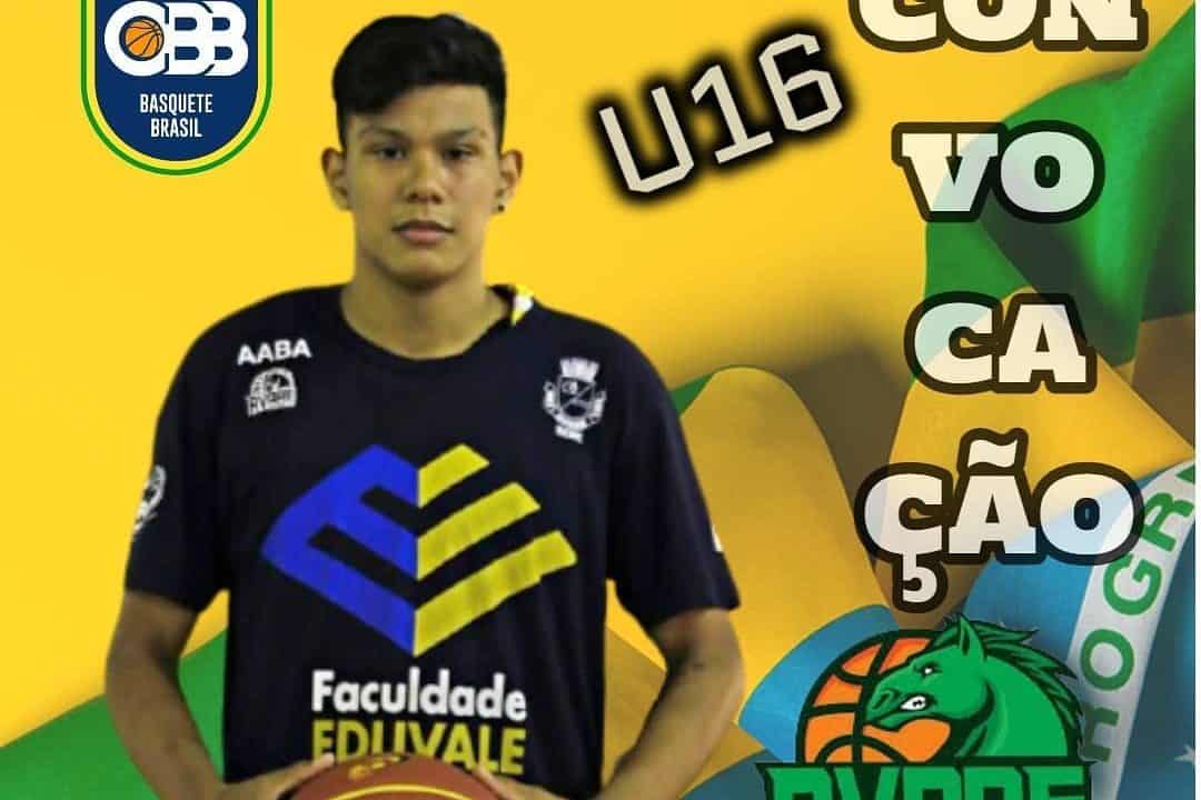 Atleta avareense é convocado para a Copa América Sub-16 de Basquete