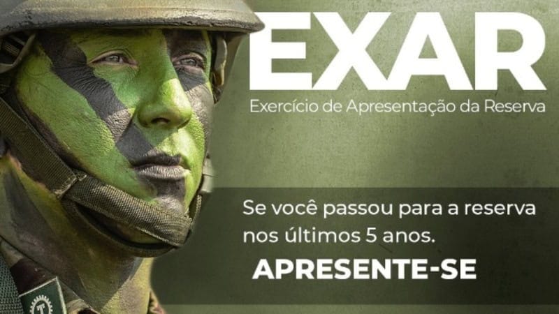 Junta de Serviço Militar convoca reservistas para apresentação no EXAR