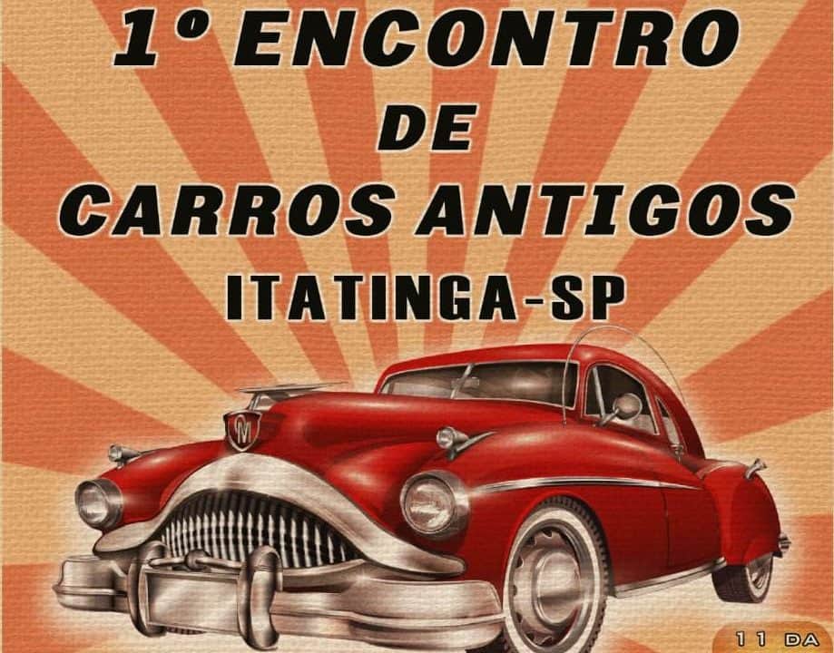 Itatinga promove o 1º Encontro de Carros Antigos na Praça da Igreja Matriz