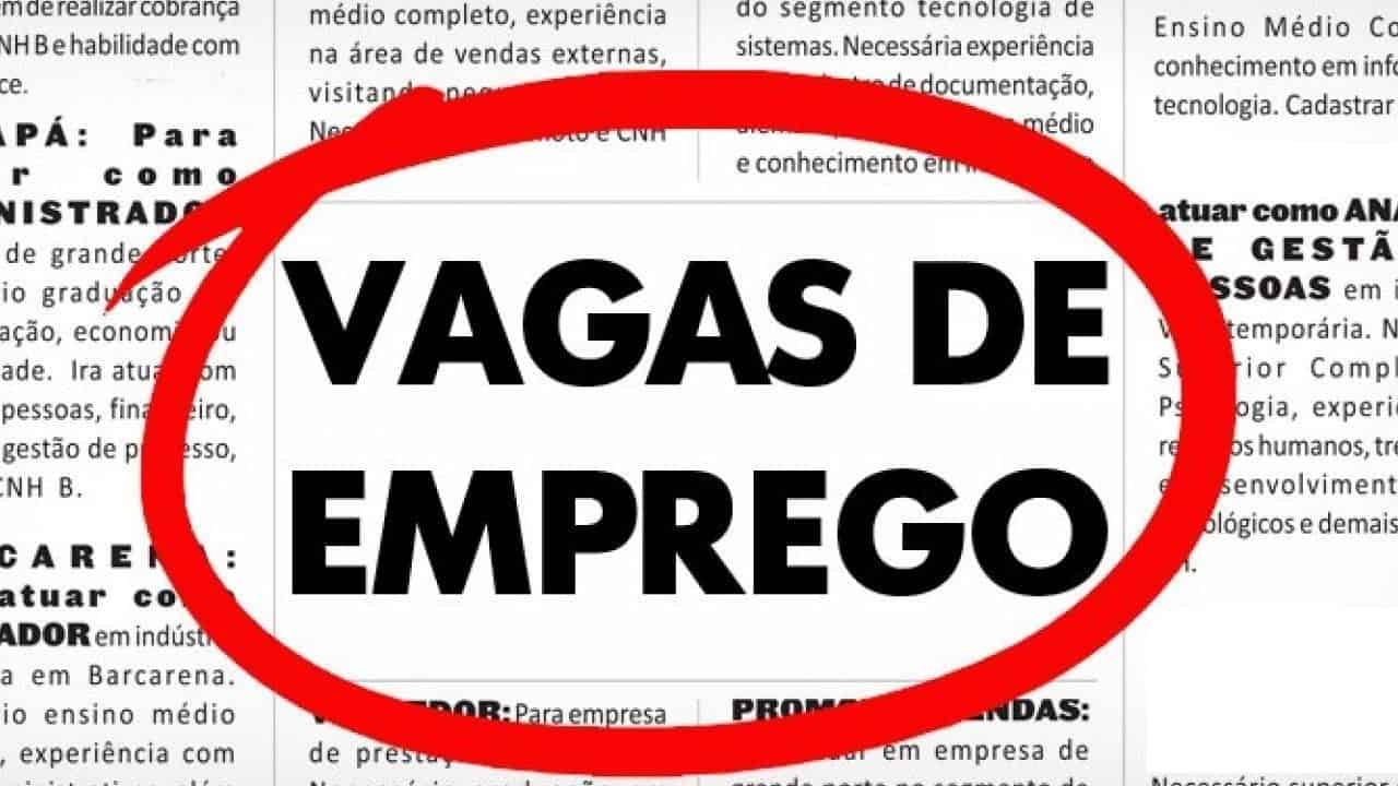 PAT: confira as vagas de emprego disponíveis em Avaré