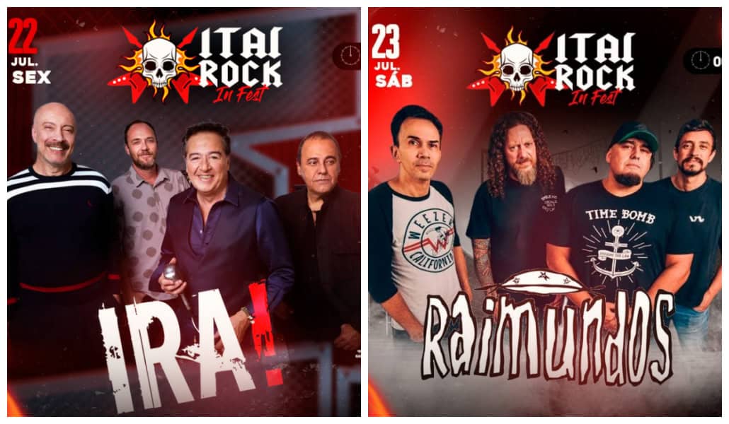 Ira! e Raimundos são as atrações confirmadas do II Itaí Rock In Fest