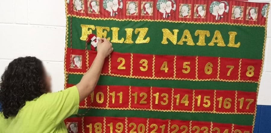 Jovens da Fundação CASA de Cerqueira César aguardam o Natal com o Calendário do Advento