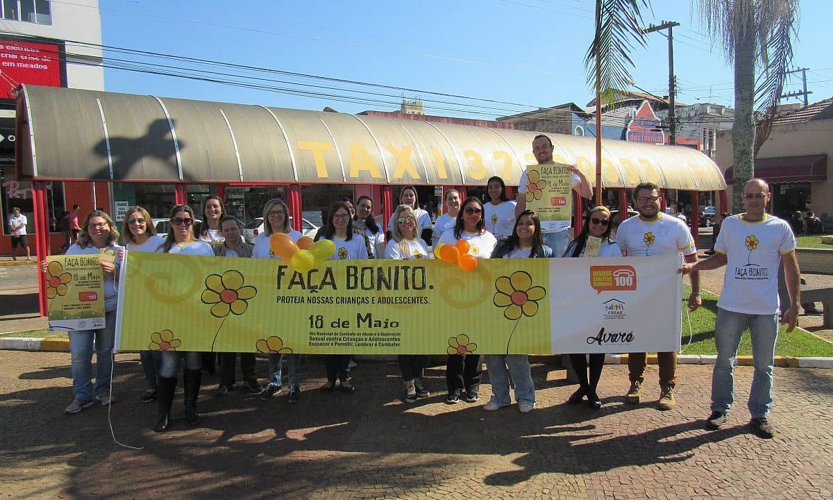 Caminhada da campanha Faça Bonito acontece na segunda-feira, 19