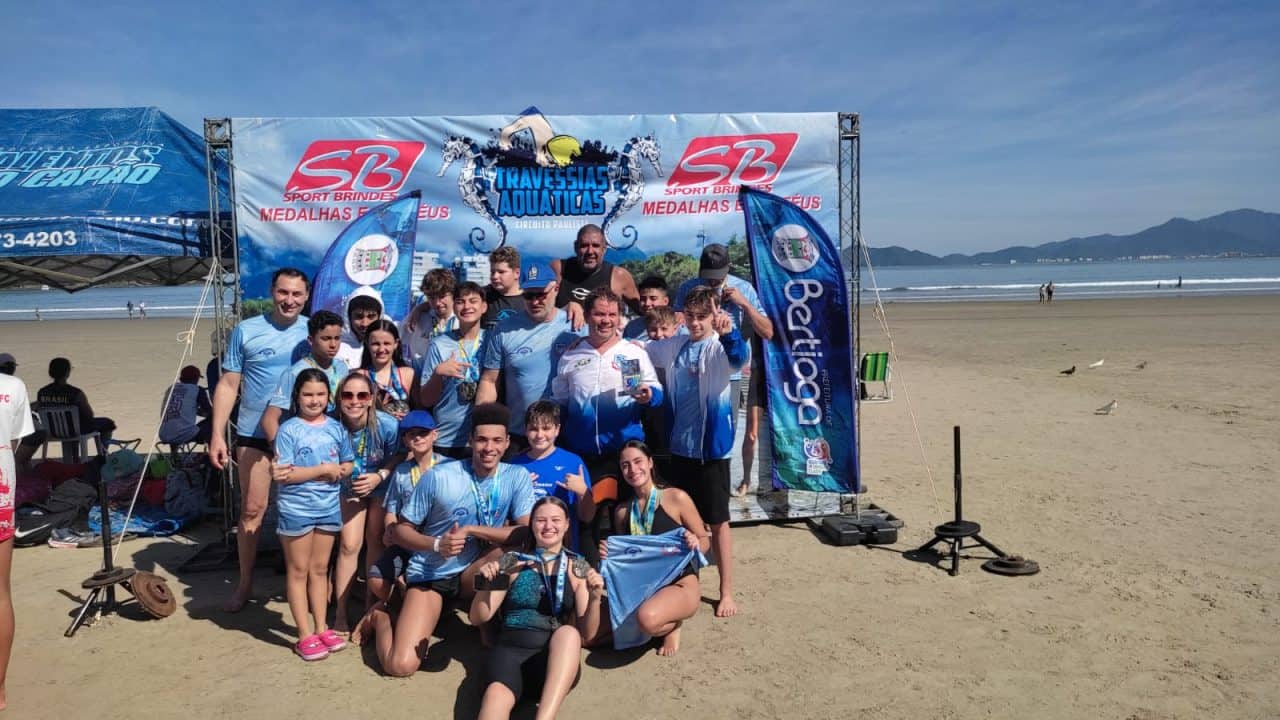 Natação de Avaré vence etapa do Circuito de Travessias Aquáticas