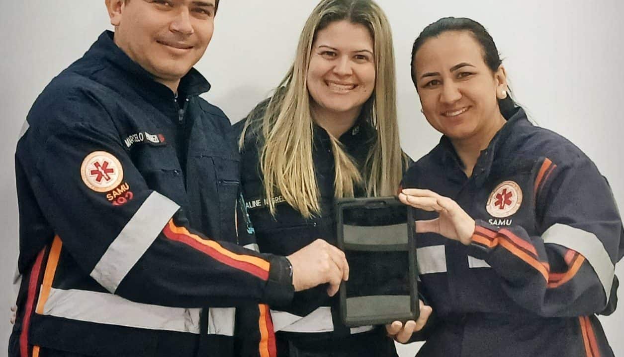 SAMU de Cerqueira César recebe tablet para otimizar atendimentos de urgência