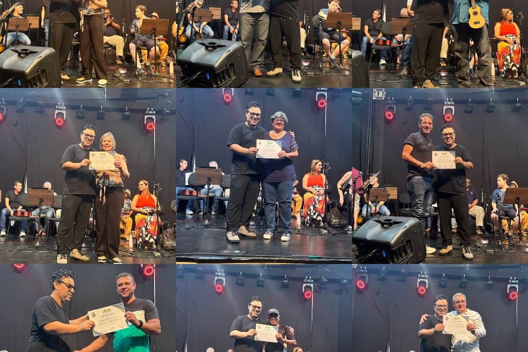 Prefeitura certifica novos musicistas formados em violão, cavaquinho, ukulele e viola caipira