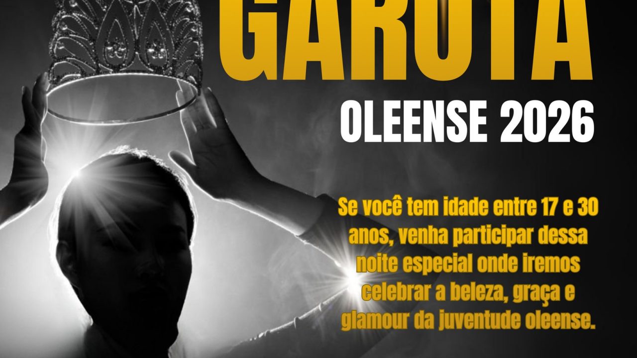 Inscrições para o concurso Garota Oleense 2026 seguem abertas