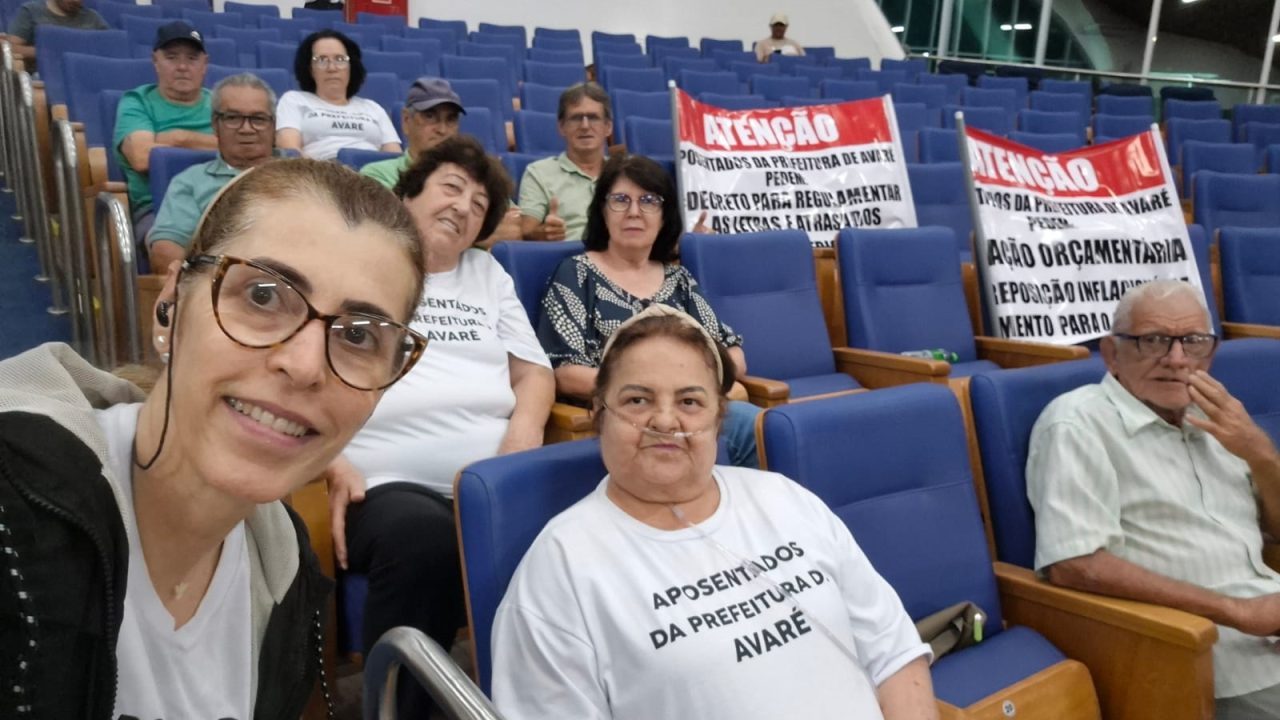 Aposentados e pensionistas da Prefeitura de Avaré intensificam mobilização na Câmara Municipal