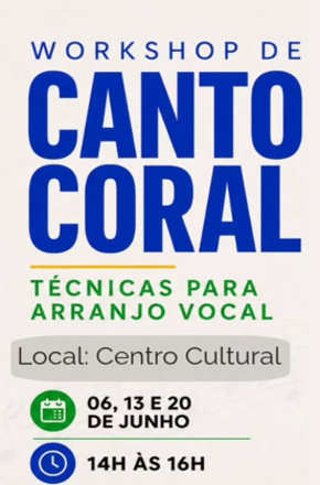 Workshop gratuito de canto coral está com inscrições abertas em Avaré