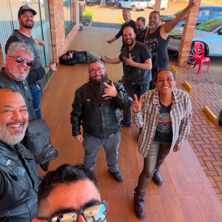 Integrantes do GAFA MC viajam quase mil quilômetros para marcar presença no Capital Moto Week 2026