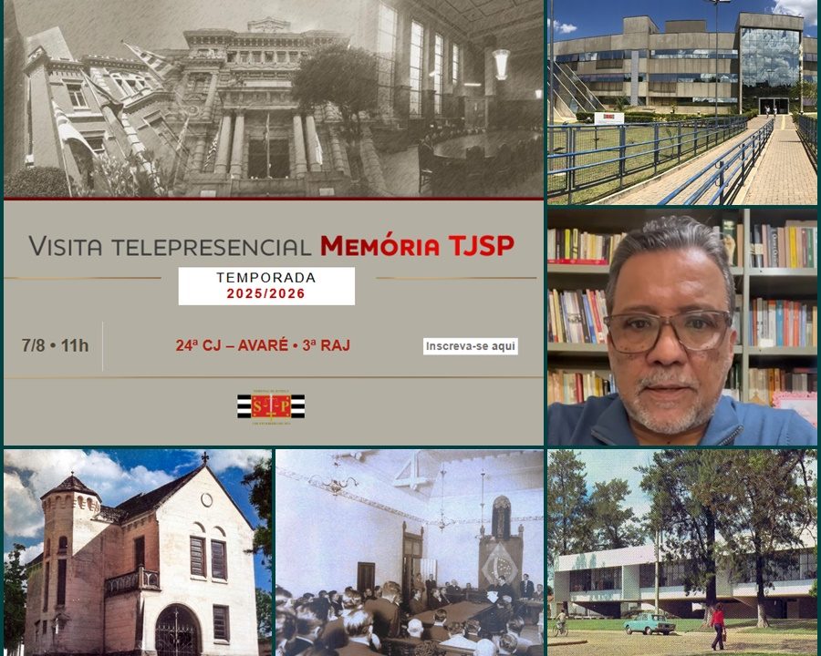 Visita telepresencial “Memória TJSP” enfoca  a 24ª Circunscrição Judiciária de Avaré