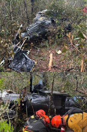 Queda de helicóptero em Iaras deixa três feridos e leva à prisão de procurado pela Justiça