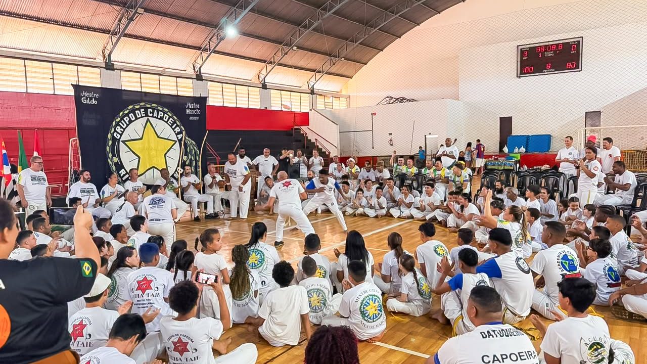 Arandu recebe workshop de capoeira com participação de mestres e praticantes