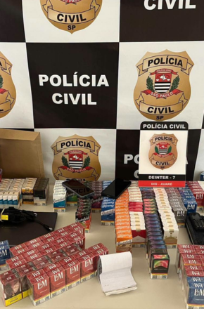 DIG de Avaré prende investigado e apreende cigarros e eletrônicos em apuração sobre desvio de carga