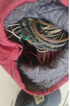 Homem é preso em flagrante por suspeita de furto de fios elétricos em Avaré
