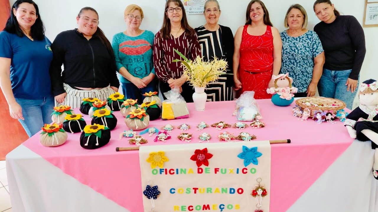 Iaras realiza oficina terapêutica de fuxico com recursos da Lei Aldir Blanc