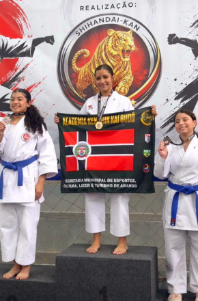 Arandu conquista 4º lugar geral na Copa Amizade de Karatê, em Itaí