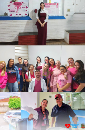 Outubro Rosa tem ações de prevenção à saúde da mulher em Óleo