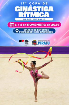 Piraju recebe 17ª Copa de Ginástica Rítmica do Estado de São Paulo em novembro